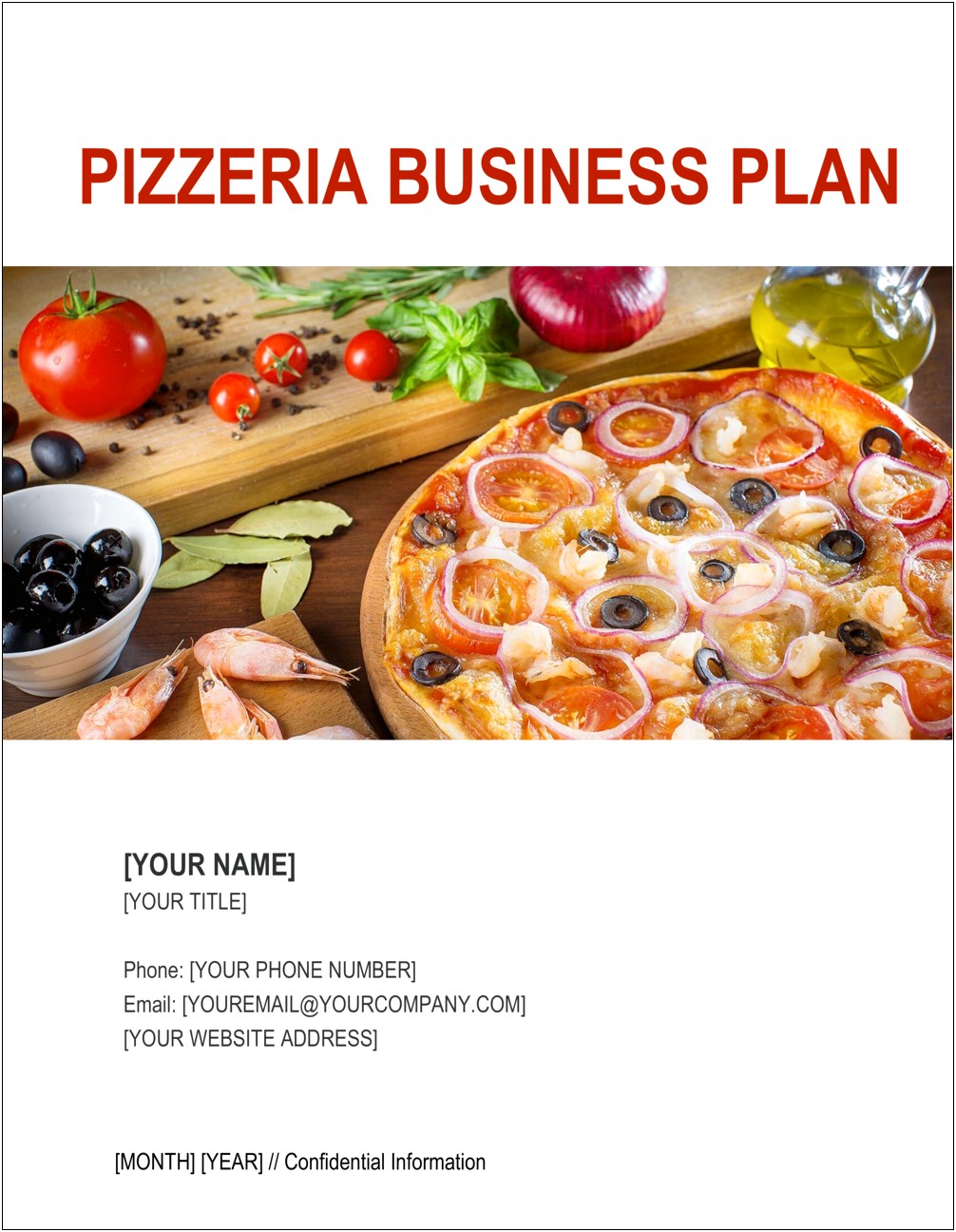 Business Plan Template For Pizza Franchise