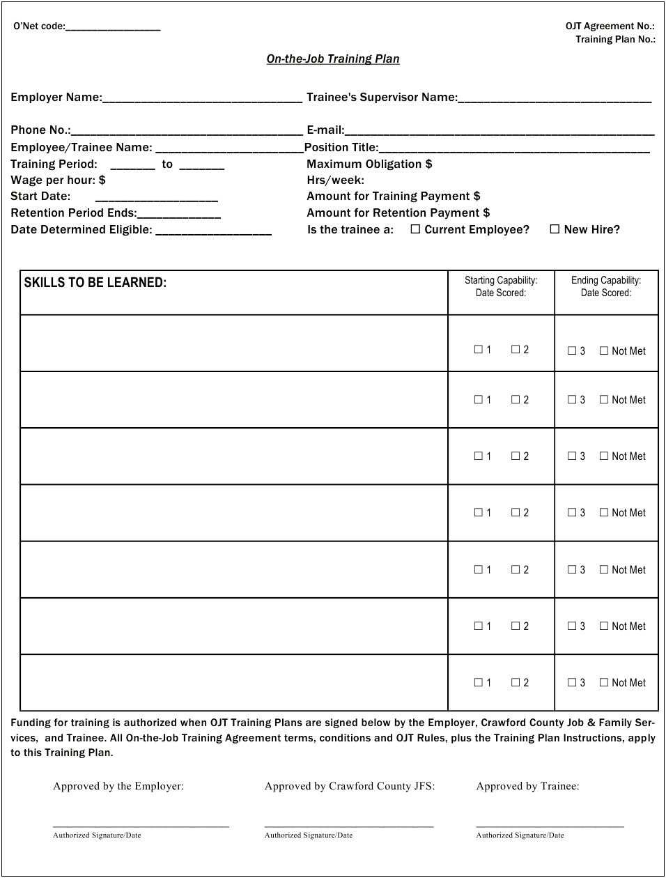 Business Plan Template State Of Ohio