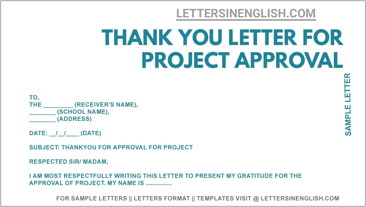 Business Thank You Letter Format And Template