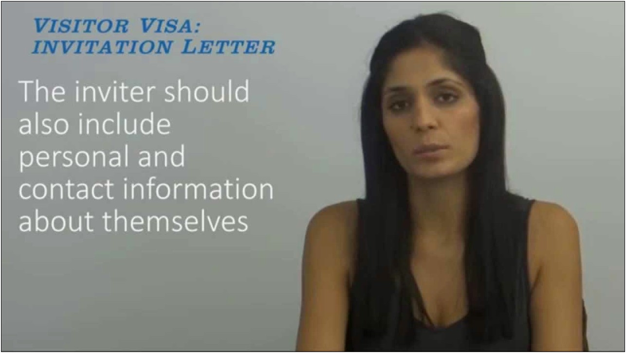 Business Visa Invitation Letter Template Usa