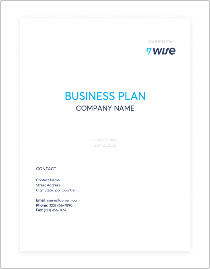 Buy An Existing Business Plan Template Pdf