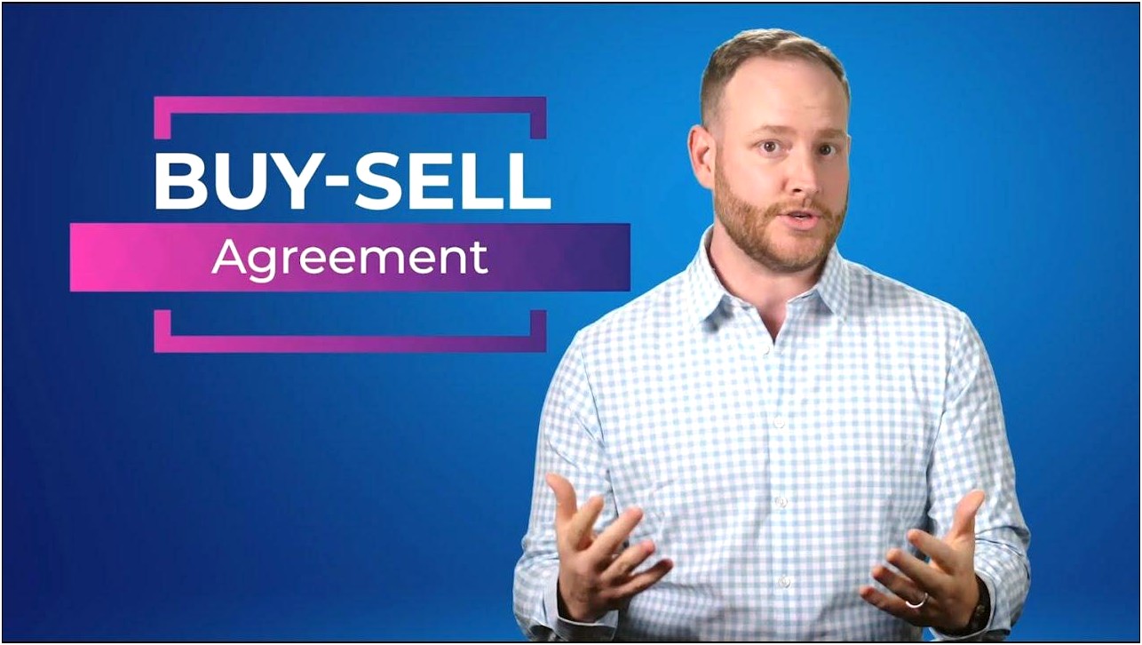 Buy Sell Agreement For Succession Planning Template