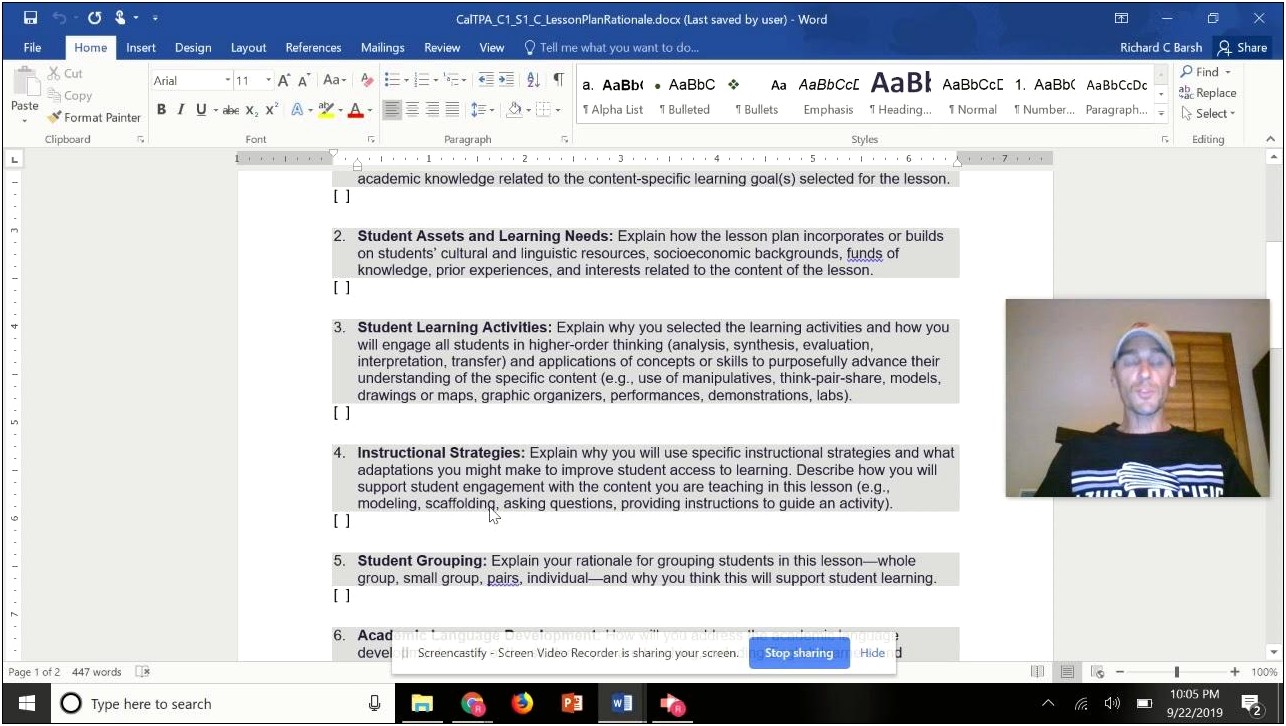 Caltpa Cycle 2 Unit Plan Template