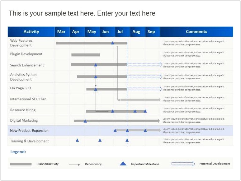 Campaign Timeline Project Plan Template And Example Powerpoint