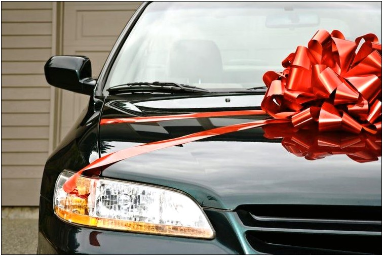 Car Gift Letter Template Washington State