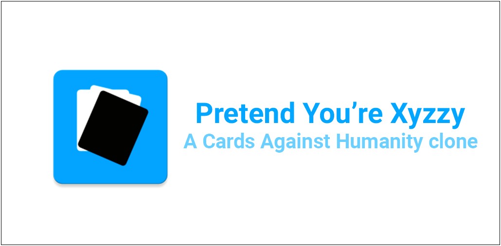 Cards Against Humanity Blank Card Template For Printing