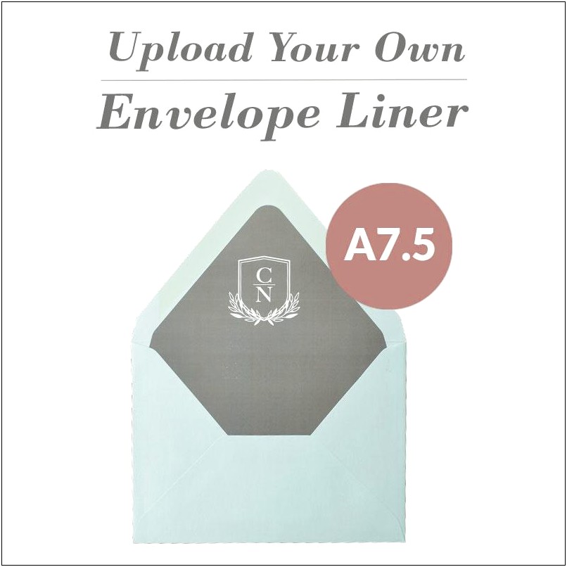 Cards And Pockets A7 Envelope Liner Template