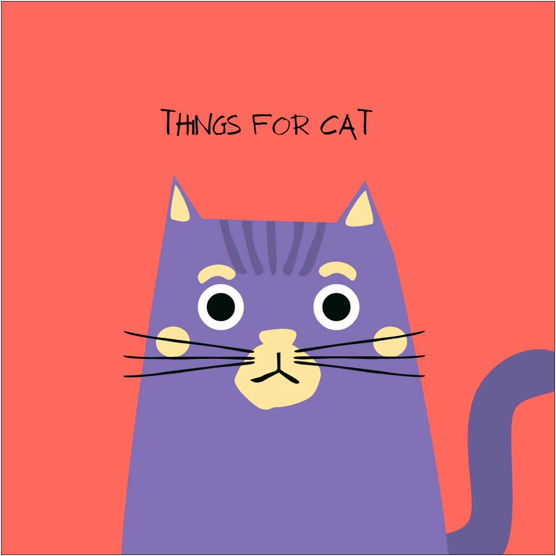 Cat Get Well Soon Card Template