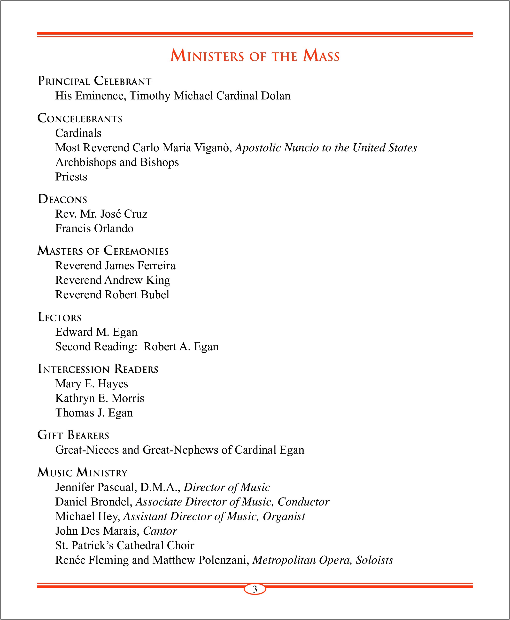 Catholic Funeral Catholic Mass Planning Template