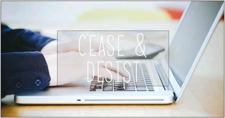 Cease And Desist Letter Template Family Law