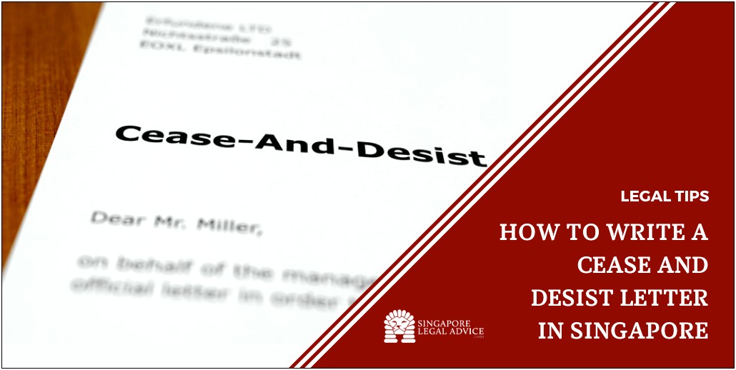 Cease And Desist Letter Template Landlord