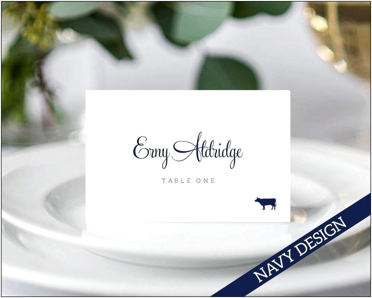 Celebrate It Occasions Place Cards Item M10329672 Template