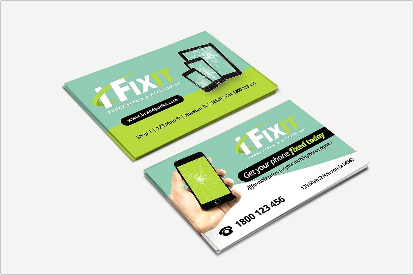 Cell Phone Repair Business Card Template