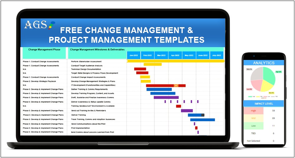 Change Management Project Plan Template Excel