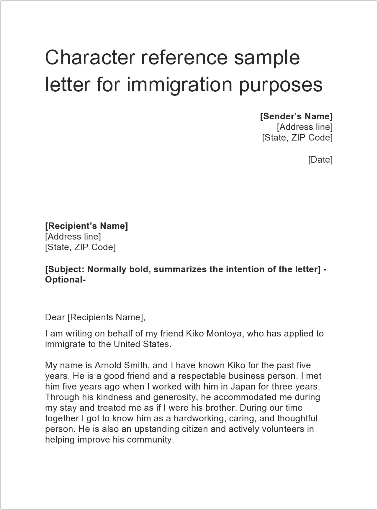 Change Of Address Letter Template Ireland