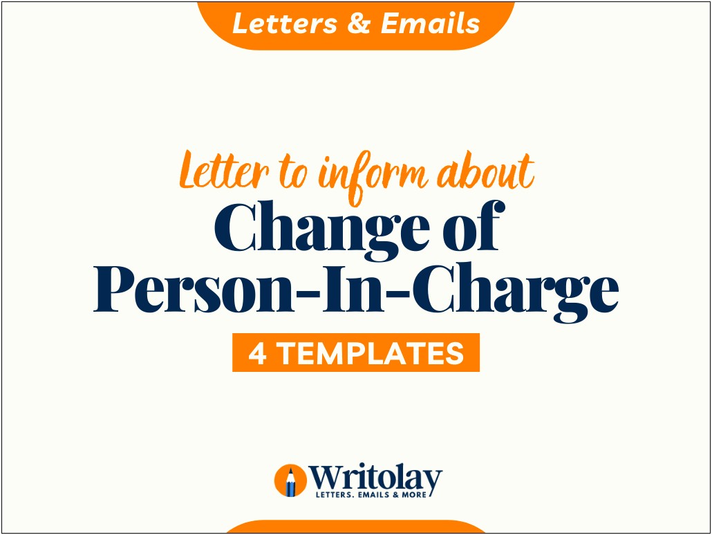 Change Of Email Address Template Letter