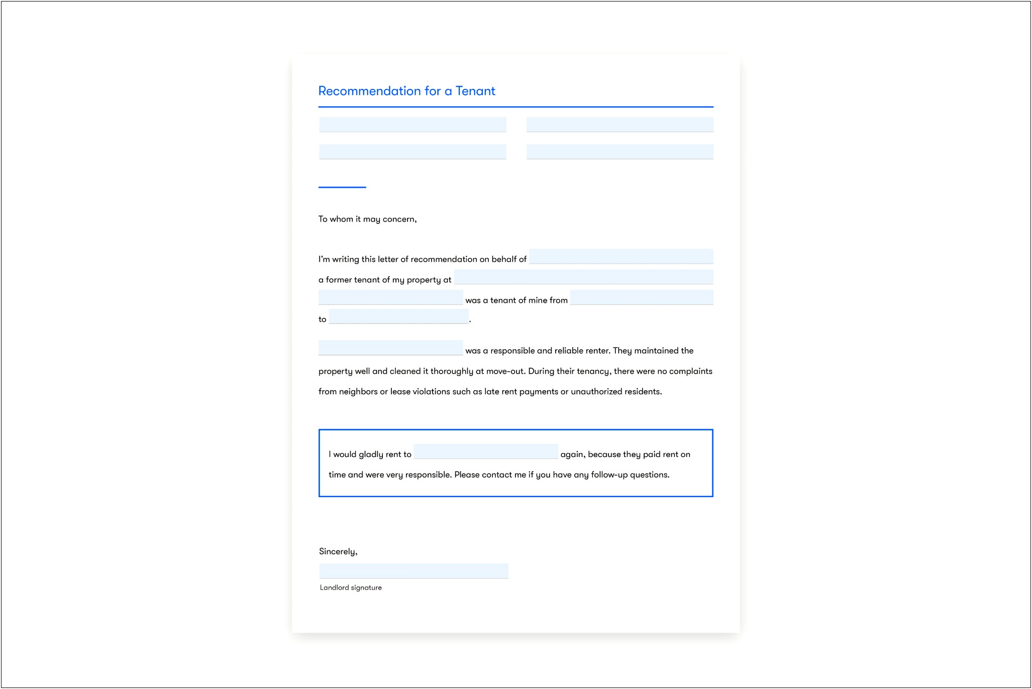 Change Of Property Management Letter Template