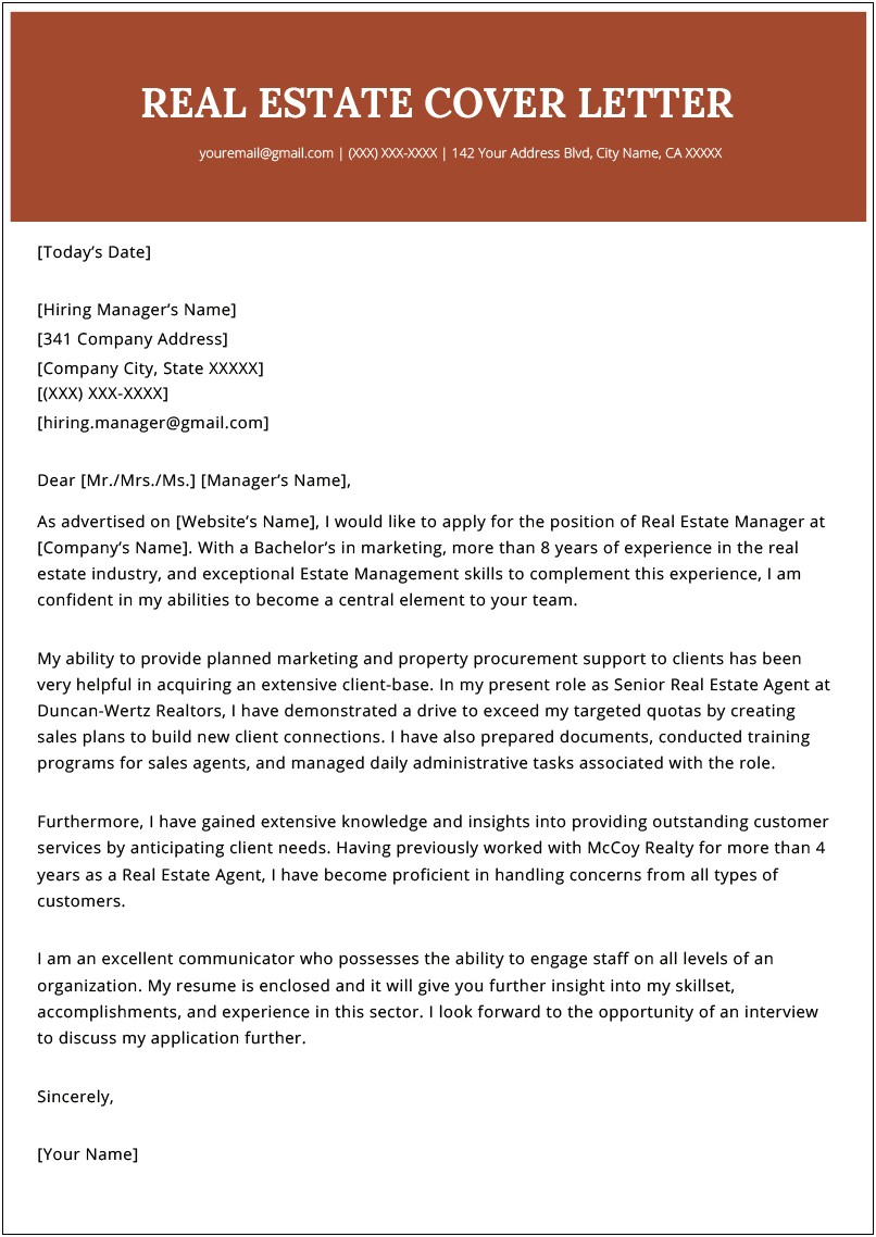 Change Of Property Manager Letter Template