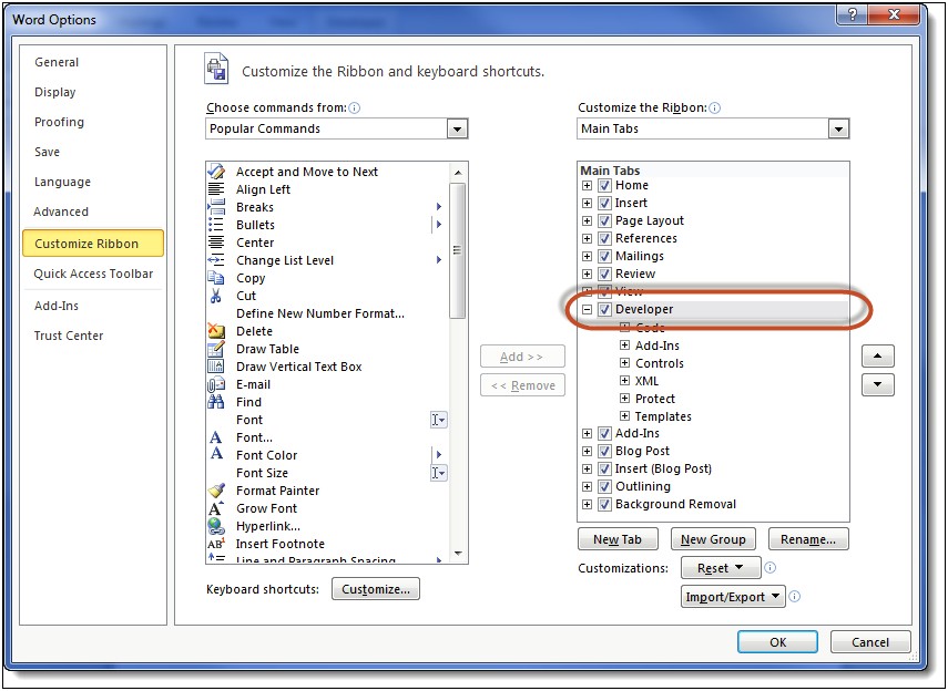 Change Word Template In Existing Document