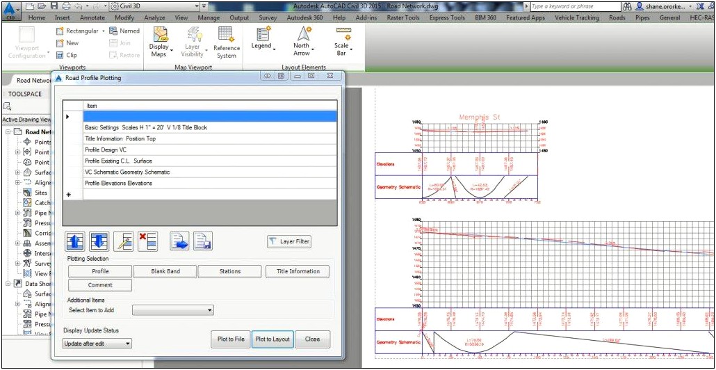 Changing Scale On Plan And Profile Template Civil3d