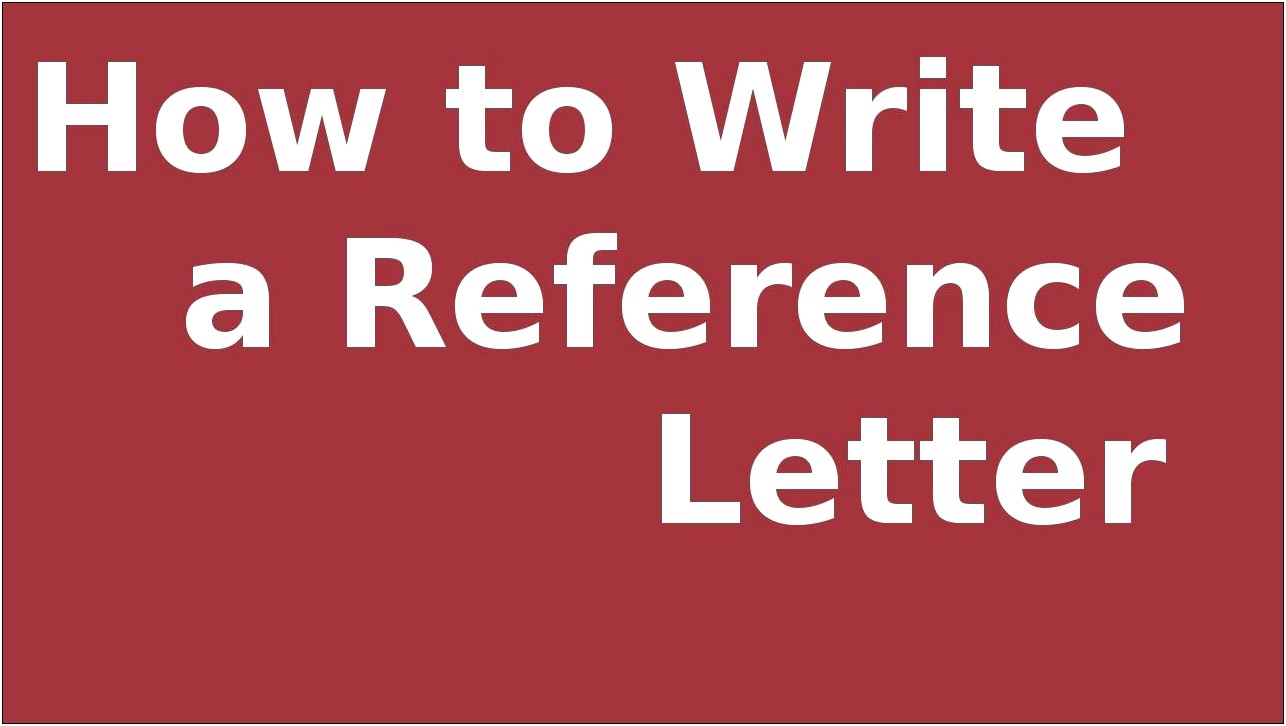 Character Reference Letter Template For Bank