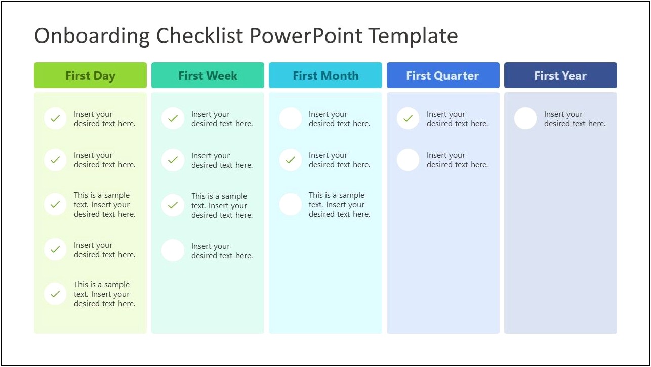 Checklist Template End Of Planning Phase