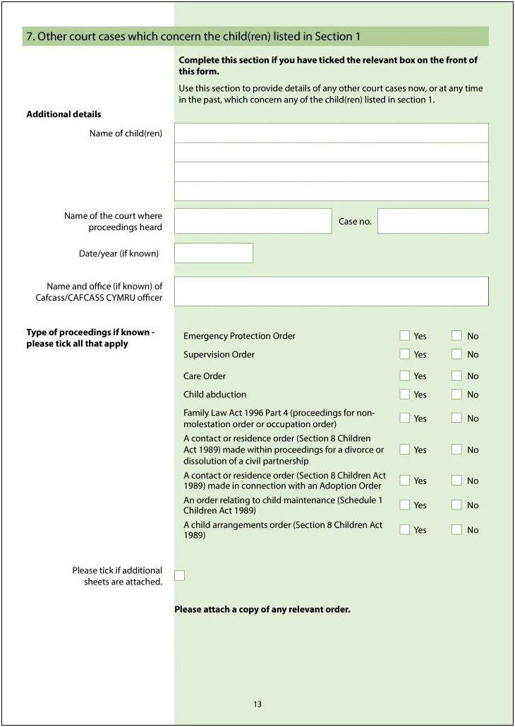 Child Maintenance Agreement Letter Template Uk