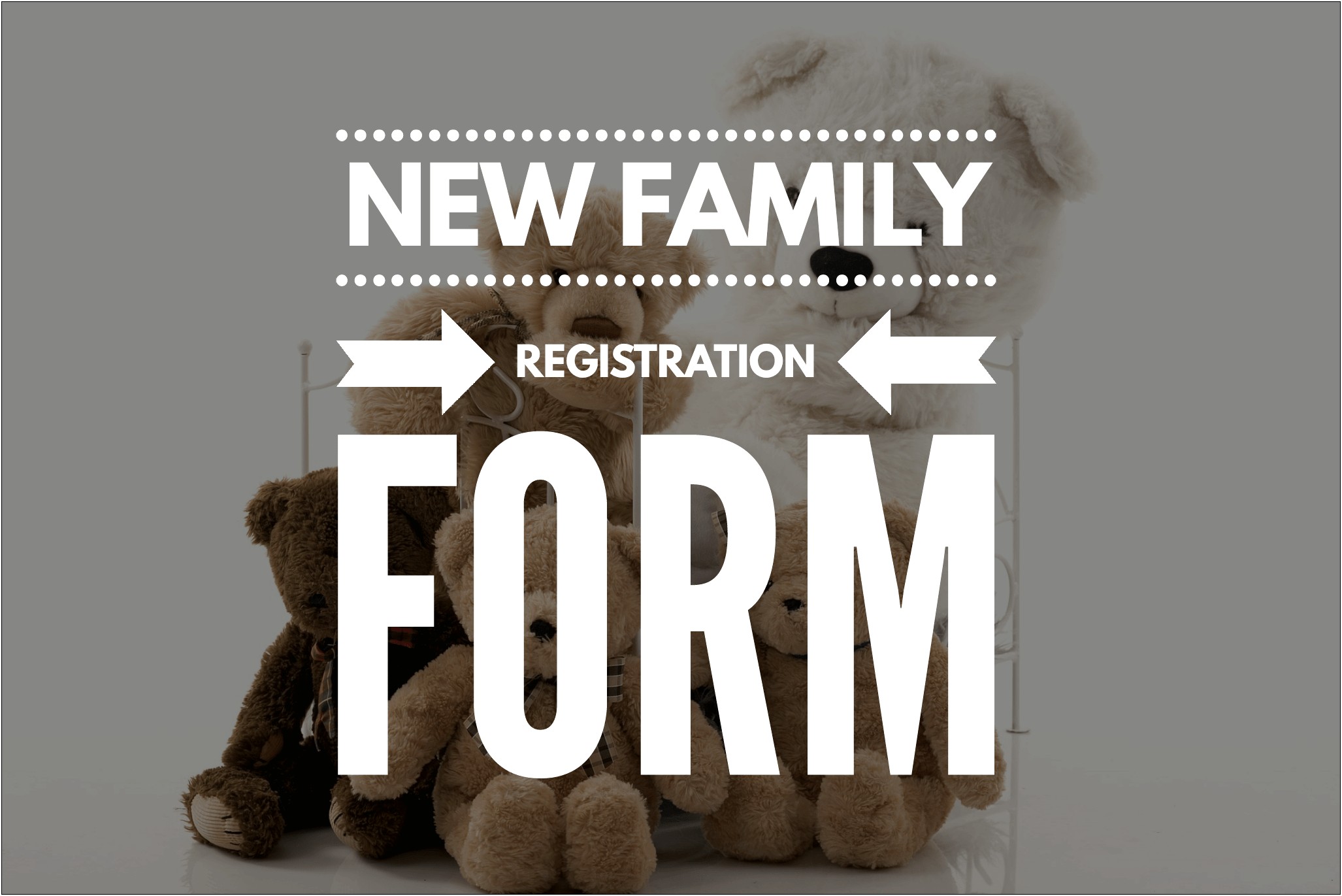 Children's Ministry Registration Card Template