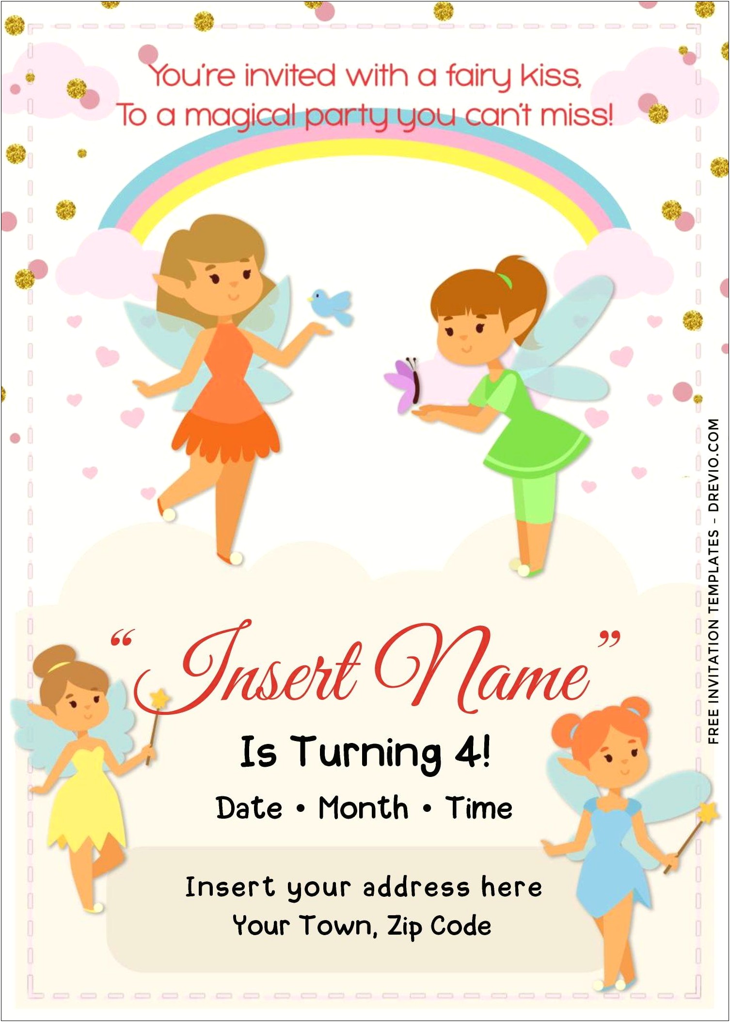 Children's Party Invitation Template Word