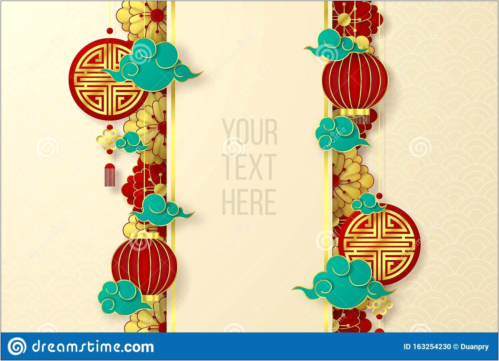 Chinese New Year 2019 Invitation Card Template