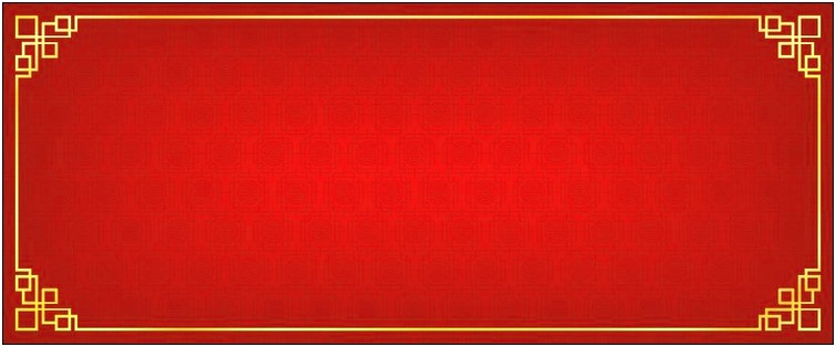 Chinese New Year Business Card Template