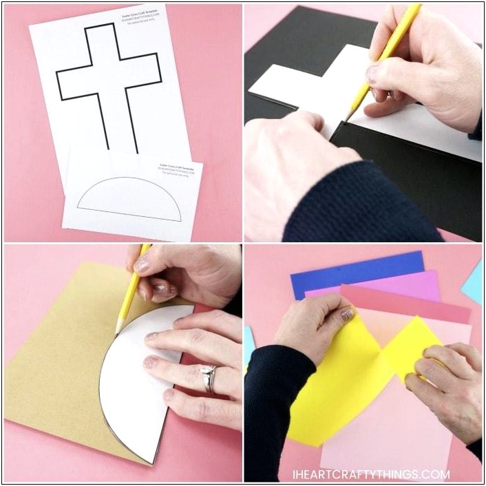 Christian Cross Pop Up Card Template