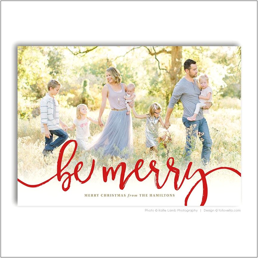 Christmas Card Design Templates For Photographers