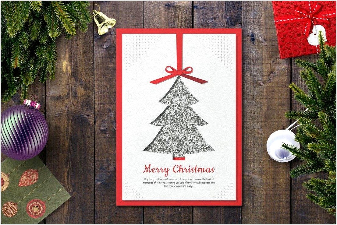 Christmas Card Template To Purchase On Indesign