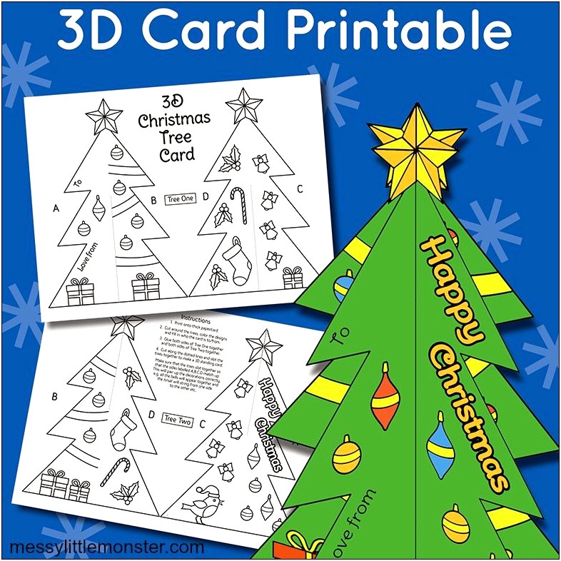 Christmas Card Templates For Elementary Students