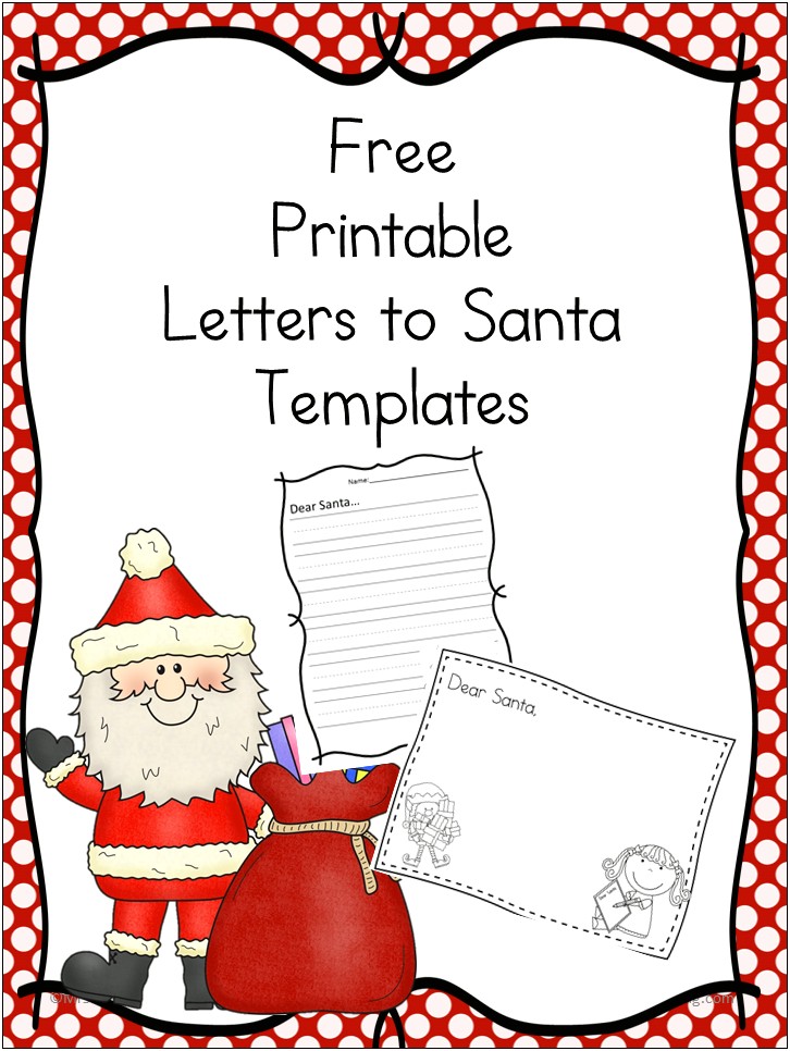 Christmas Letter Template Kids 5 X 7