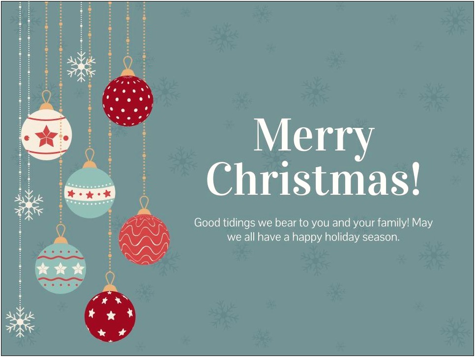 Christmas Letter Templates For Google Docs