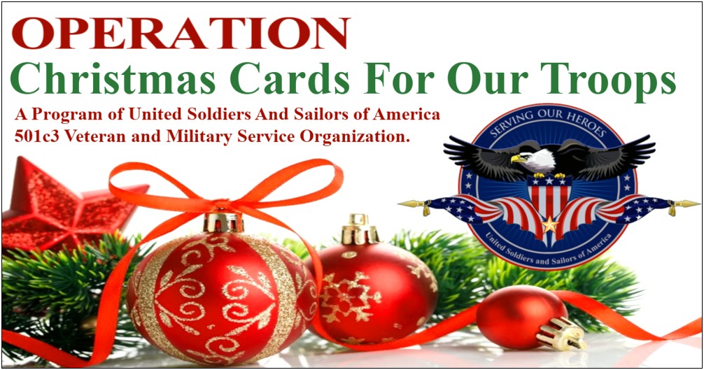 Christmas Thank You Letter To Troops Template