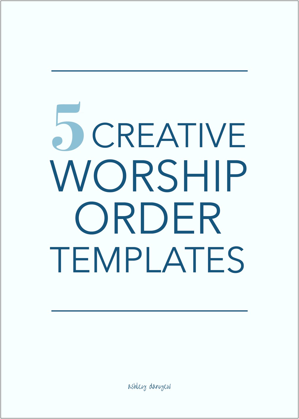 Church 5 Year Plan Template Pdf