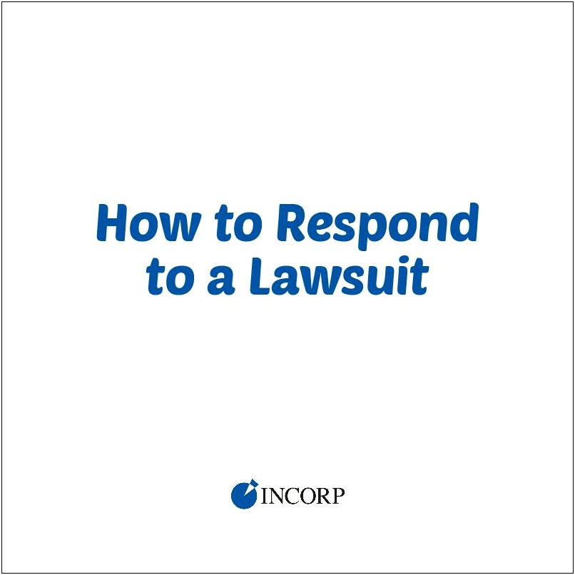 Circuit Court Summons Response Letter Template