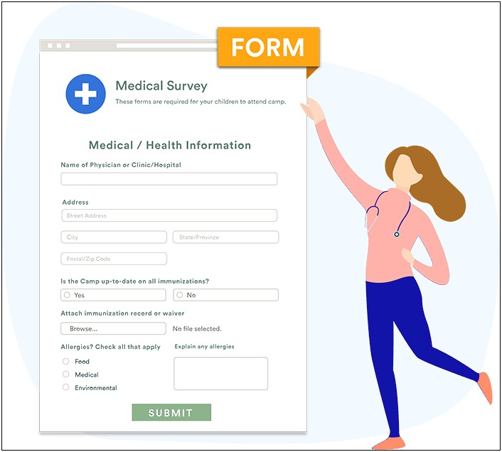 Client Intake History Form Template Word