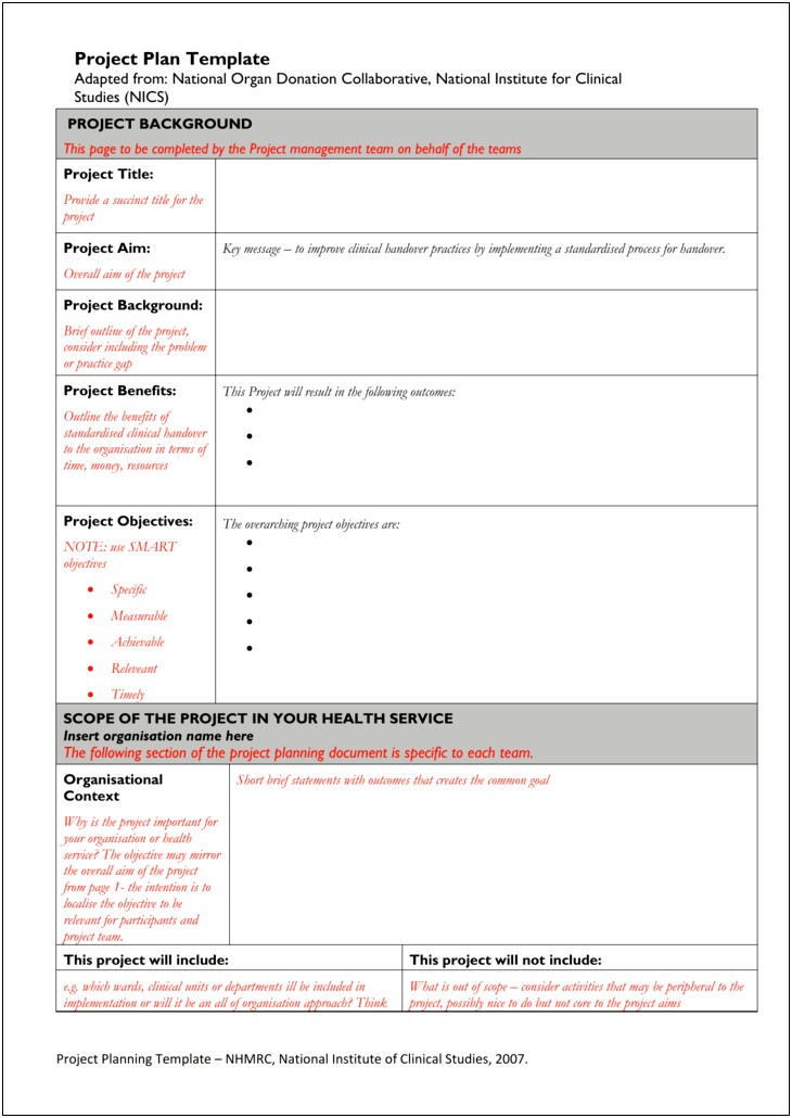 Clinical Study Data Management Plan Template