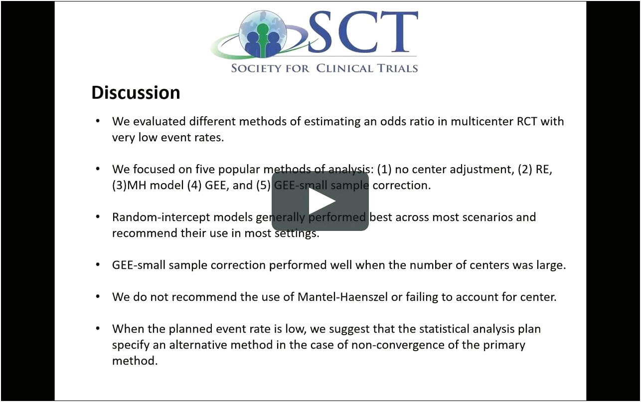 Clinical Trial Statistical Analysis Plan Template