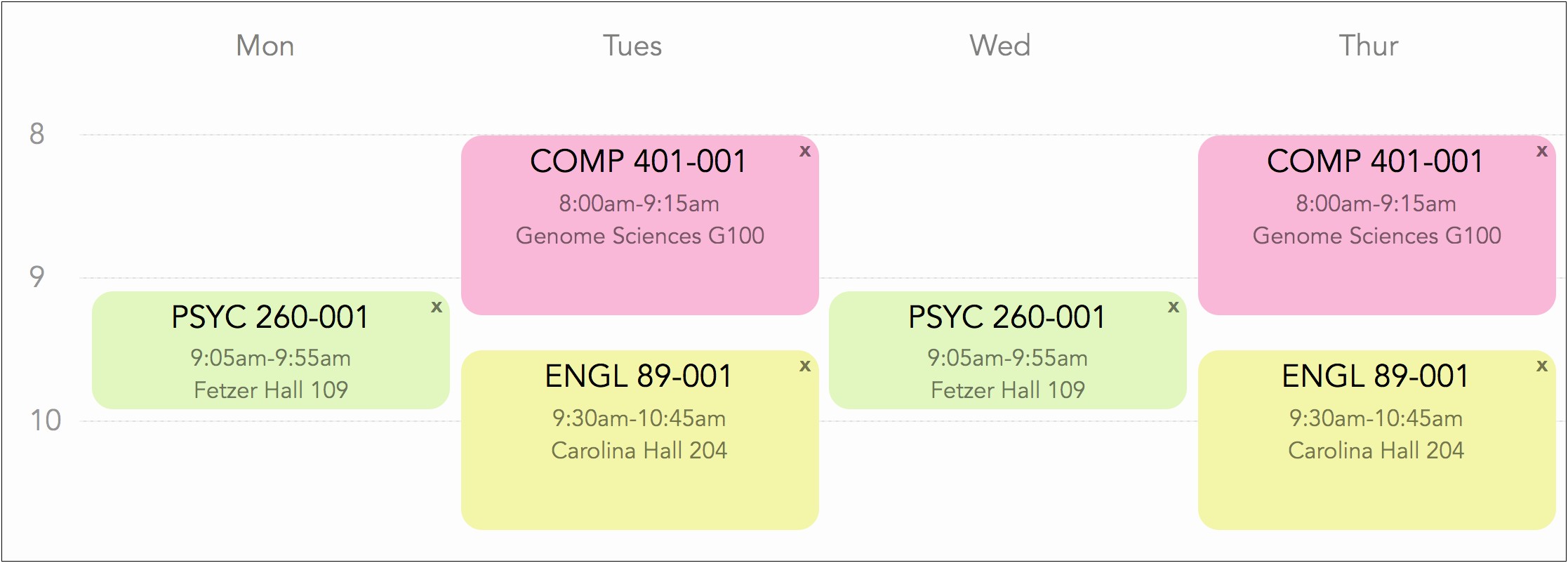 College 4 Year Planning Template Georgia Tech