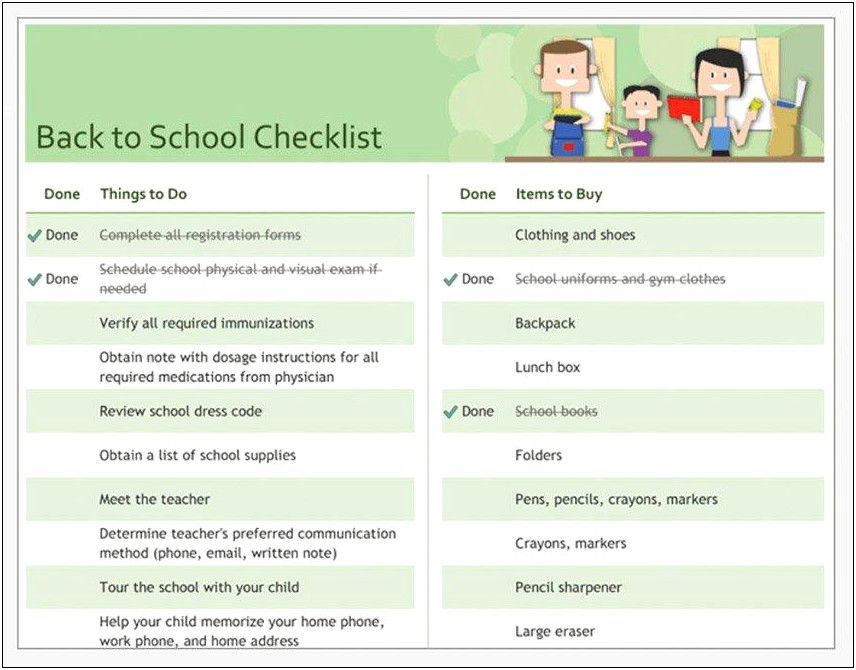 Color Coded Escalation Checklist Template Word