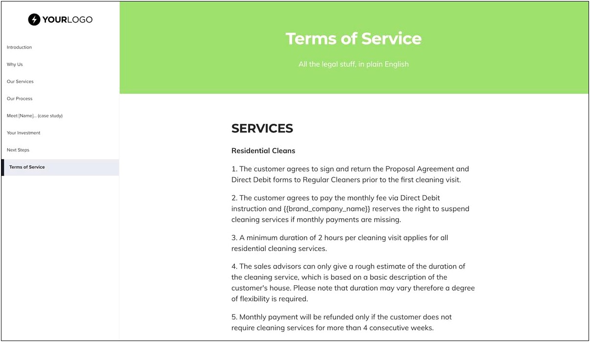 Commercial Cleaning Company Business Plan Template