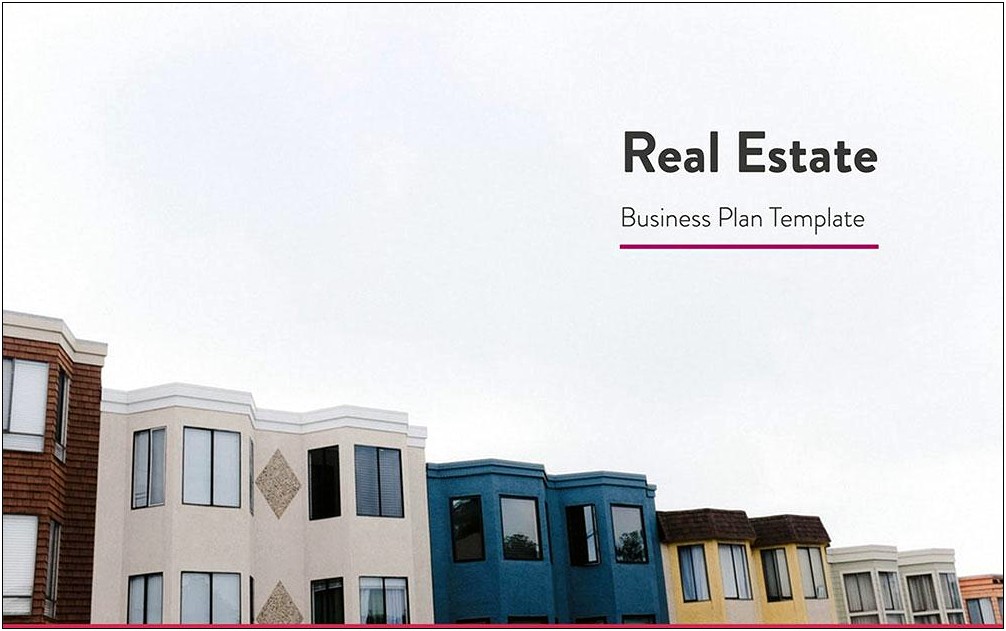 Commercial Real Estate Investment Business Plan Template