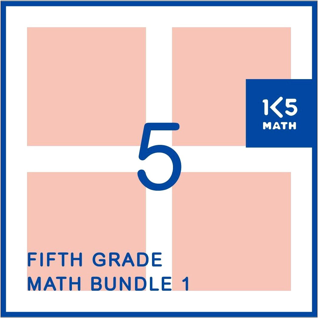 Common Core 5th Grade Math Lesson Plan Template