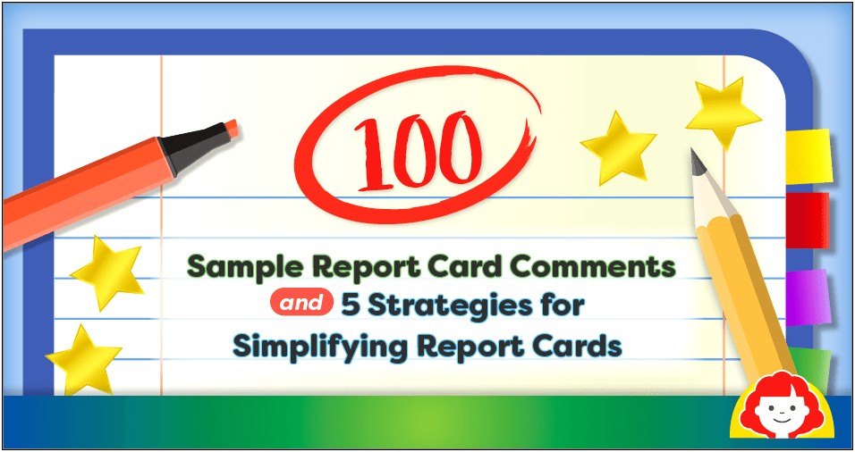 Common Core Standards Based Report Card Template