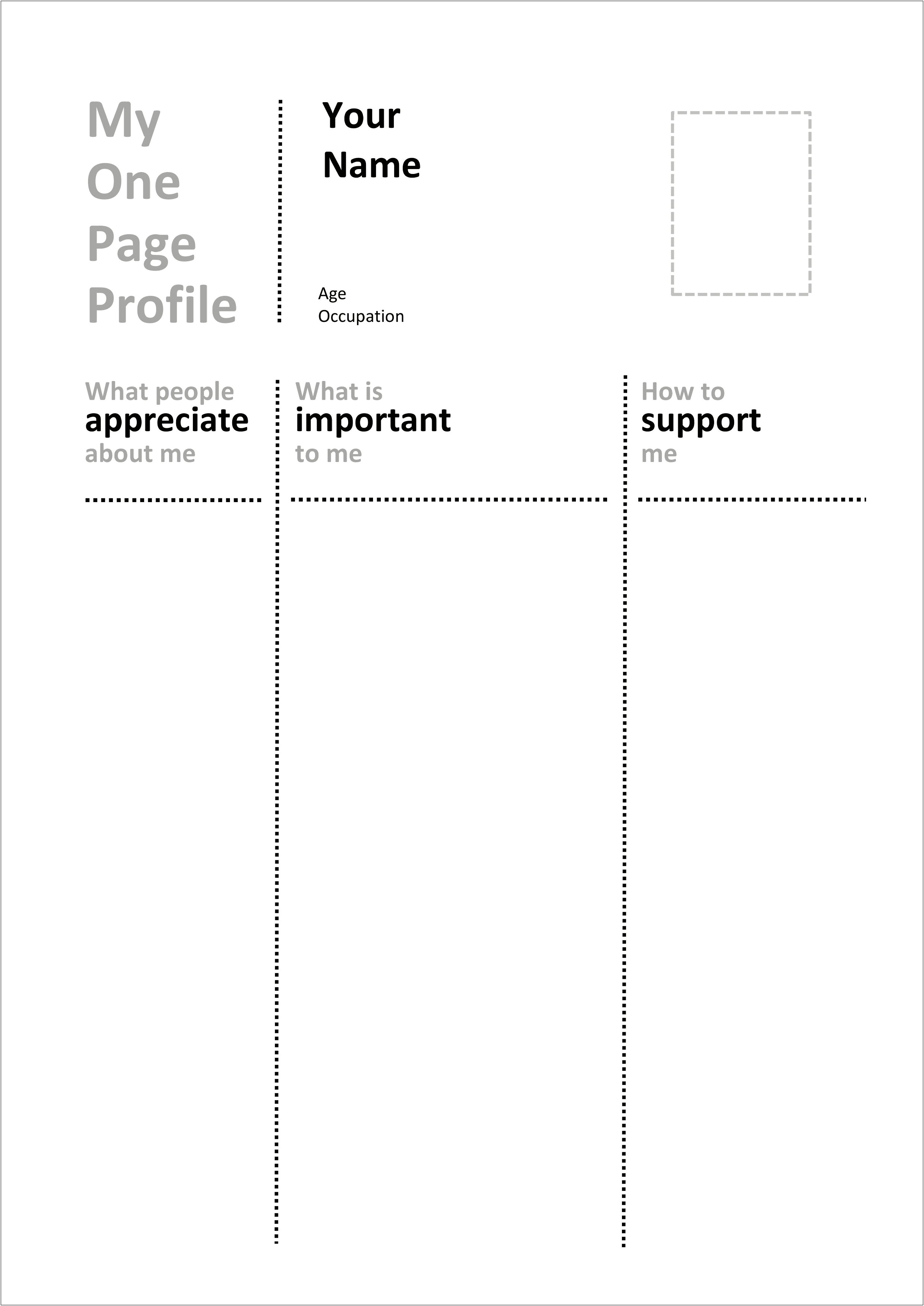 Comprehensive Person Centered Care Plan Template 2017